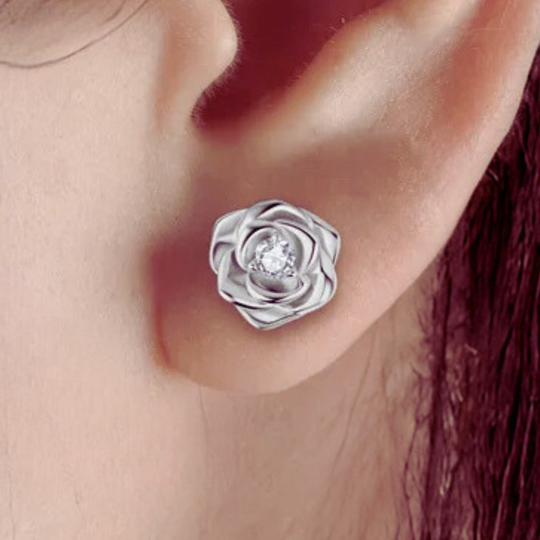 Secret Garden Rose Studs