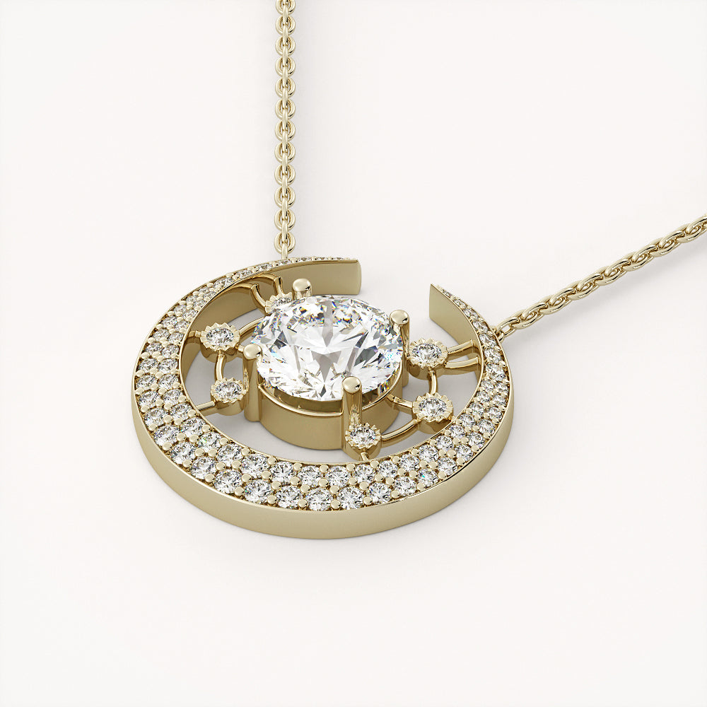 Ladies Bright Galaxy Full Diamond Dove Egg Necklace offers