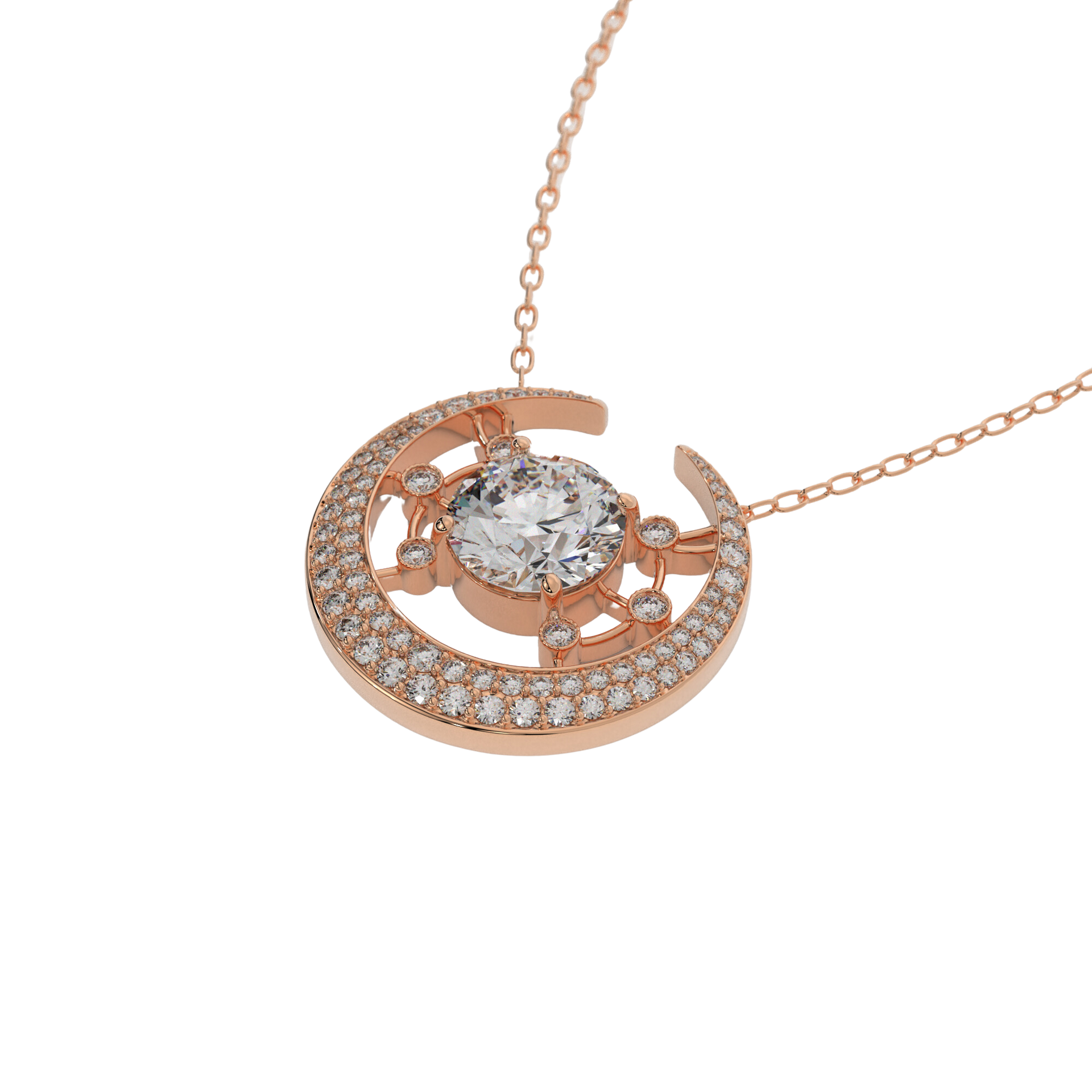 【激安アウトレット!】 Galaxy_necklace_RG_flat_- アクセサリー